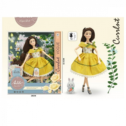 Кукла с аксессуарами, ручки и ножки шарнирные, в/к 28*6*32,5 см