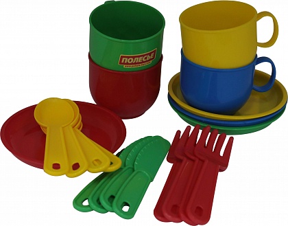 9578 НАБОР ДЕТ. ПОСУДЫ "МИНУТКА" (УП20) (ПЕ)