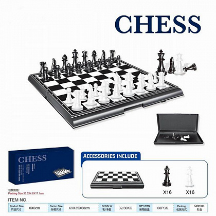 Игра настольная "Шахматы" в/к 33,5*17*4,8 см
