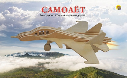 1009-А4-СМ СБОРНАЯ МОДЕЛЬ "САМОЛЕТ" (ДЕР) (УП5) (РК)