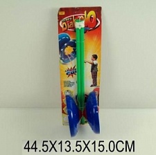 ИГРА "DIABOLO" №01-3 (771974) (КАТУШКА,ПАЛКИ С ВЕРЕВКОЙ) НА ПЛ. (УП36) (С)
