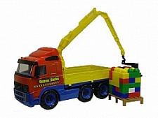 8800 АВТОМОБИЛЬ-КРАН+"СУПЕР-МИКС"(30ЭЛ) В СЕТКЕ (УП4) (ПЕ)