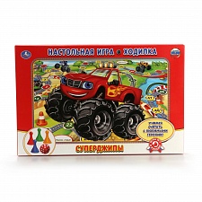 ИГРА-ХОДИЛКА "СУПЕРДЖИПЫ" В КОР. (УП20) (СИ)