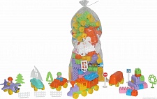 52544 КОНСТРУКТОР "СТРОИТЕЛЬ" (178ЭЛ) В КУЛ. (УП6) (ПЕ)